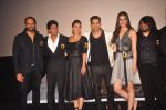 Rohit Shetty, Shahrukh Khan, Kajol, Varun Dhawan, Kriti Sanon, Pritam Chakraborty at Dilwale Trailor launch on 9th Nov 2015